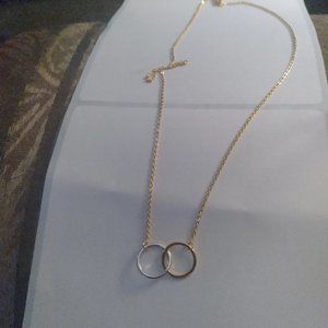 Gold and silver necklace